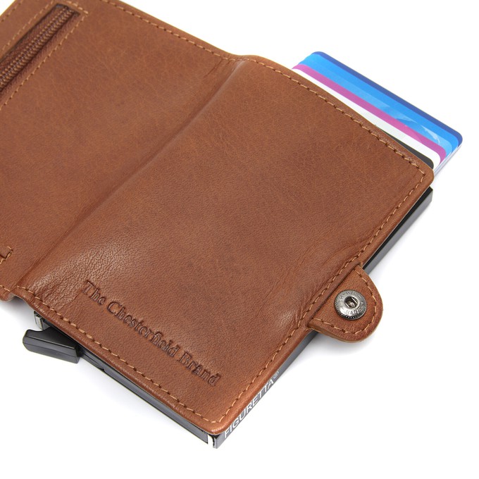 Leather Wallet Cognac Baldwin - The Chesterfield Brand from The Chesterfield Brand