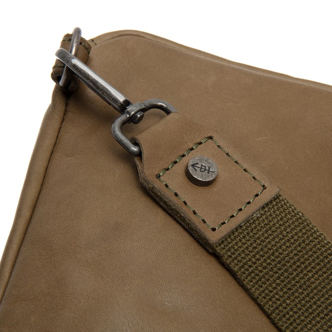 Leather Crossbody Bag Olive Green Cambridge - The Chesterfield Brand from The Chesterfield Brand