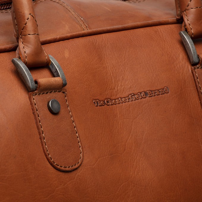 Leather Trolley Travelbag Cognac Jayven - The Chesterfield Brand from The Chesterfield Brand