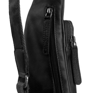 Leather Crossbody Bag Black Logan - The Chesterfield Brand from The Chesterfield Brand