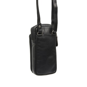Leather Phone Pouch Black Valdes - The Chesterfield Brand from The Chesterfield Brand