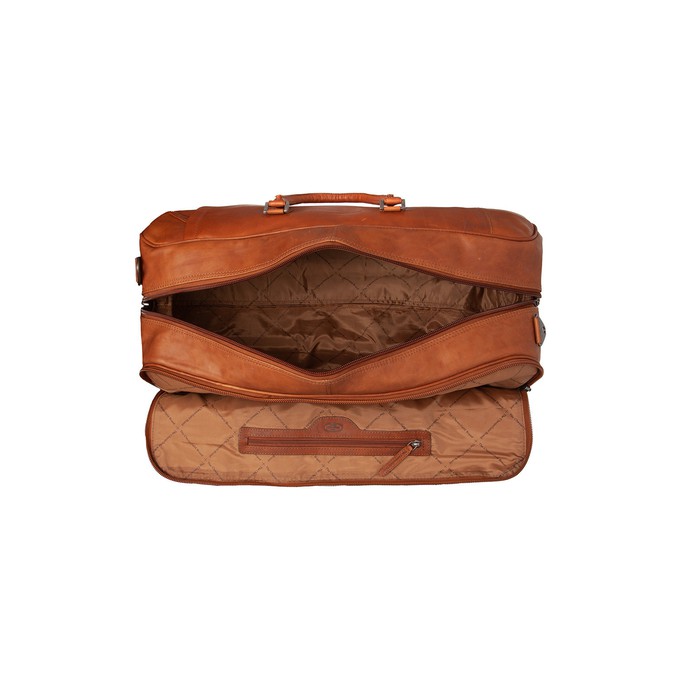 Leather Trolley Travelbag Cognac Jayven - The Chesterfield Brand from The Chesterfield Brand
