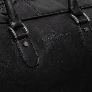 Leather Trolley Travelbag Black Jayven - The Chesterfield Brand from The Chesterfield Brand