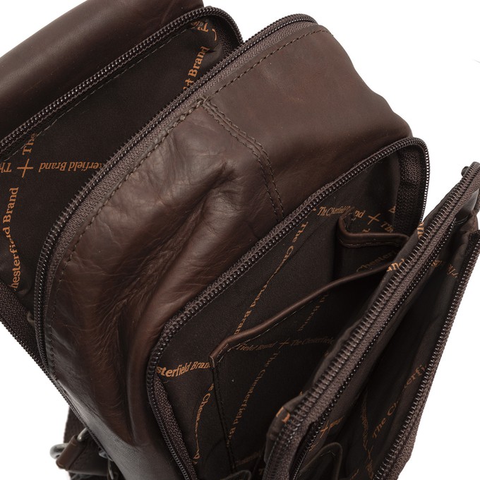 Leather Crossbody Bag Brown Riga - The Chesterfield Brand from The Chesterfield Brand