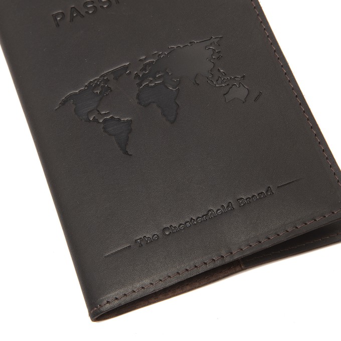 Leather Passport Case Brown - The Chesterfield Brand from The Chesterfield Brand