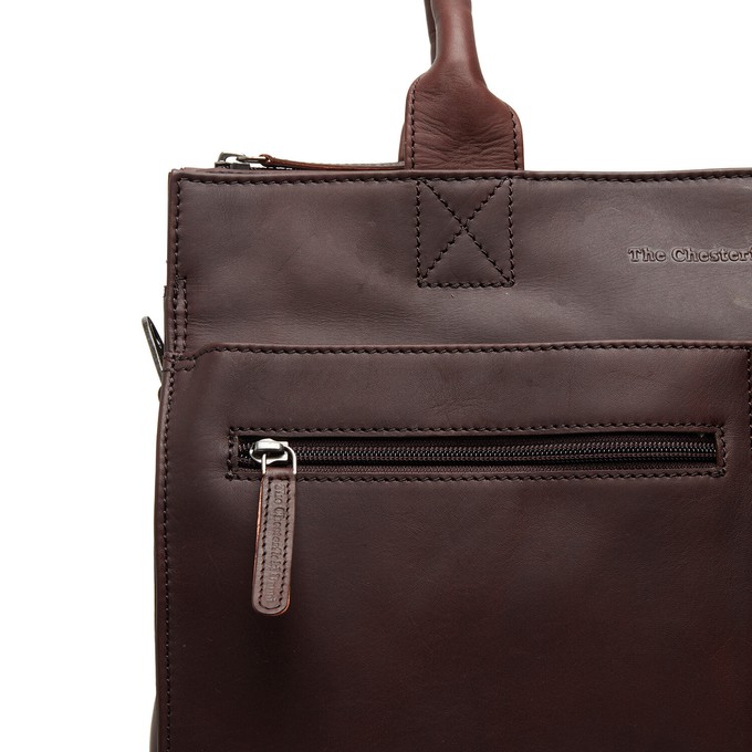 Leather Shopper/Diaper bag Brown Elody - The Chesterfield Brand from The Chesterfield Brand