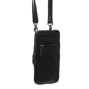 Leather Phone Pouch Black Salta - The Chesterfield Brand from The Chesterfield Brand