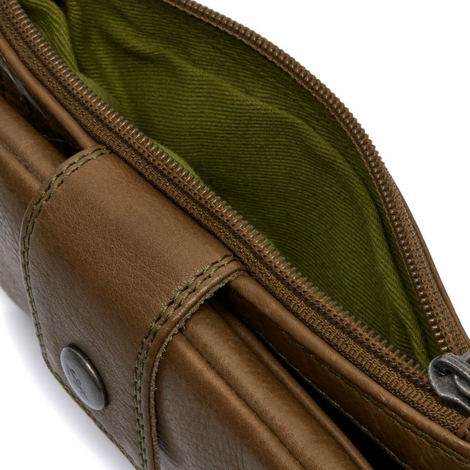 Leather Wallet Olive Green Fresno - The Chesterfield Brand from The Chesterfield Brand