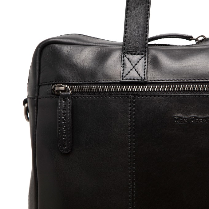 Leather Laptop Bag Black Modena - The Chesterfield Brand from The Chesterfield Brand