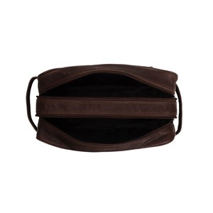 Leather Toiletry Bag Brown Stefan - The Chesterfield Brand from The Chesterfield Brand