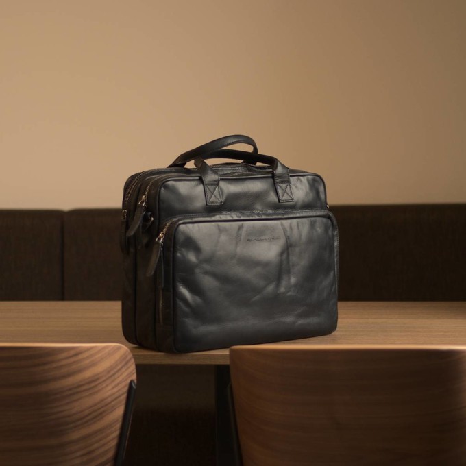 Leather Laptop Bag Black Jackson - The Chesterfield Brand from The Chesterfield Brand