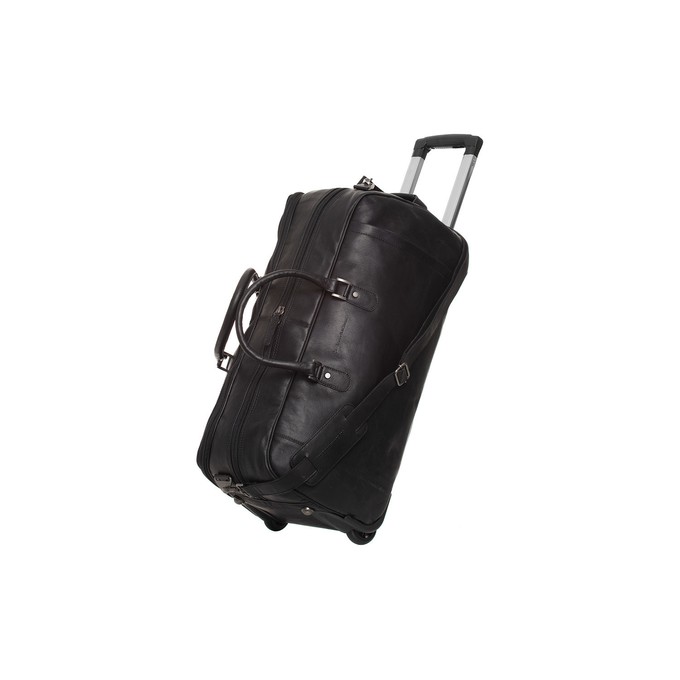 Leather Trolley Travelbag Black Jayven - The Chesterfield Brand from The Chesterfield Brand