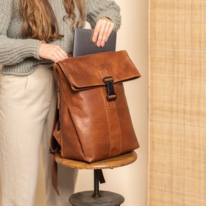 Leather Backpack Cognac Savona - The Chesterfield Brand from The Chesterfield Brand