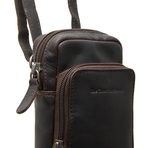 Leather Phone Pouch Brown Valdes - The Chesterfield Brand from The Chesterfield Brand