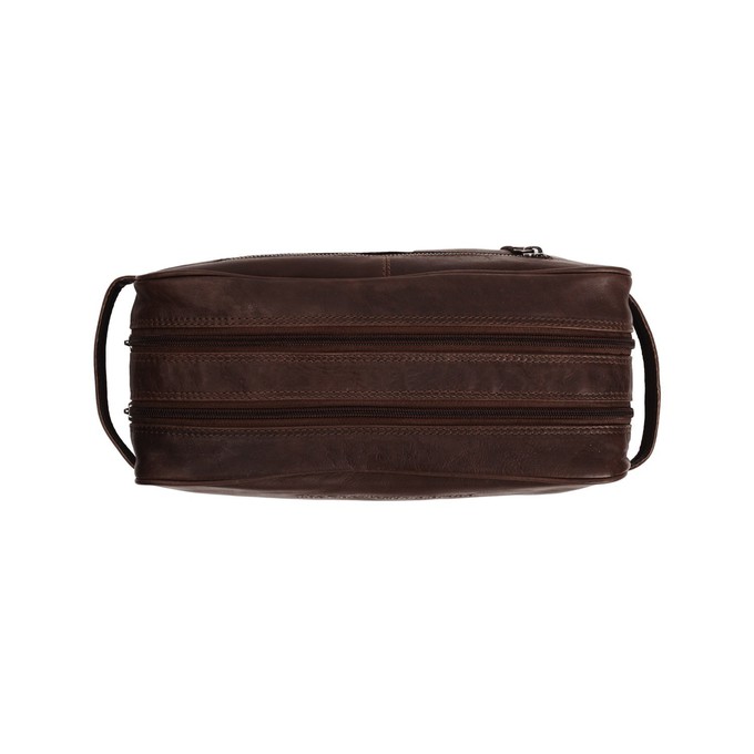 Leather Toiletry Bag Brown Stefan - The Chesterfield Brand from The Chesterfield Brand