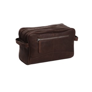 Leather Toiletry Bag Brown Stefan - The Chesterfield Brand from The Chesterfield Brand