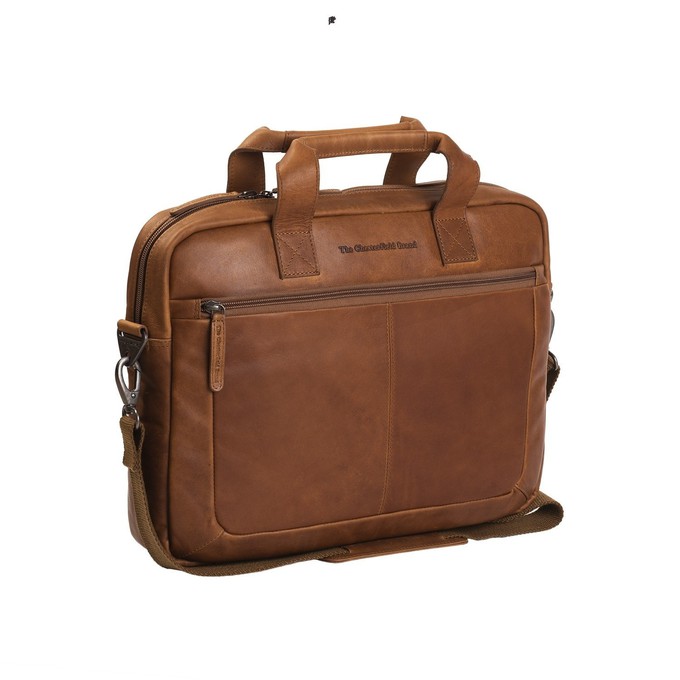 Leather Laptop Bag Cognac Calvi - The Chesterfield Brand from The Chesterfield Brand