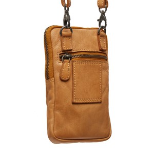 Leather Phone Pouch Ocher Yellow Salta - The Chesterfield Brand from The Chesterfield Brand