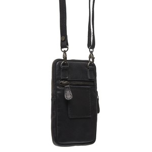 Leather Phone Pouch Black Salta - The Chesterfield Brand from The Chesterfield Brand