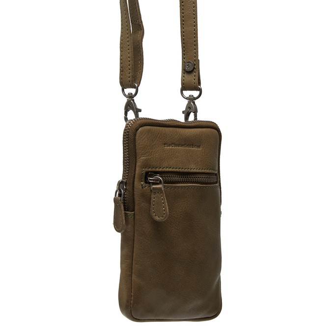 Leather Phone Pouch Olive Green Salta - The Chesterfield Brand from The Chesterfield Brand