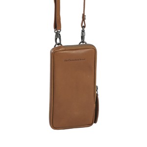 Leather Phone Pouch Cognac Madrid - The Chesterfield Brand from The Chesterfield Brand