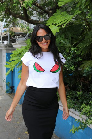 Tilbea X Jakki Doodles – Melons T-Shirt from Tilbea London