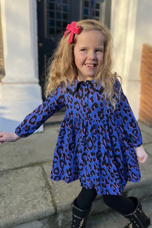 Maya Animal Print Girls Dress from Tilbea London