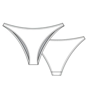 Jet Black Brazilian Panty from TIZZ & TONIC