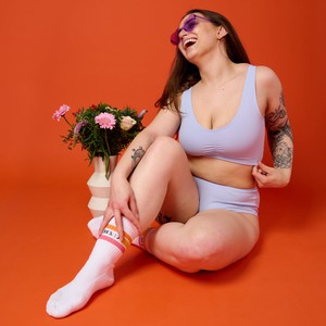 Lavender Hipster Panty from TIZZ & TONIC