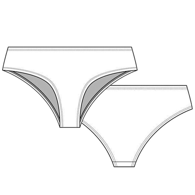 Flora Organic Cotton Cheeky Panty from TIZZ & TONIC