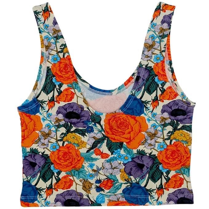 Flora Cropped Tank Top from TIZZ & TONIC