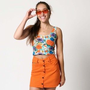 Flora Cropped Tank Top from TIZZ & TONIC