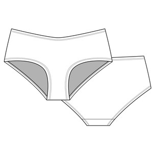 Jungle Organic Cotton Hipster Panty from TIZZ & TONIC