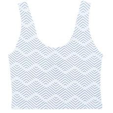 Santorini Cropped Tank Top via TIZZ & TONIC