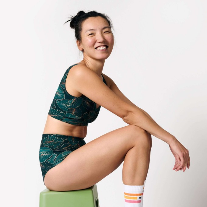 Jungle Organic Cotton Hi-Waist Panty from TIZZ & TONIC