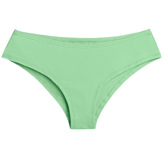 Honeydew Melon Organic Cotton Cheeky Panty from TIZZ & TONIC