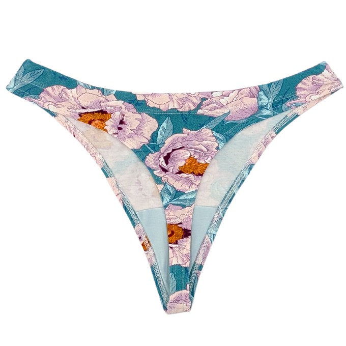 Blossom Supima Cotton Tanga Panty from TIZZ & TONIC