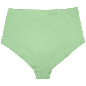 Honeydew Melon Cotton Hi-Waist Panty from TIZZ & TONIC