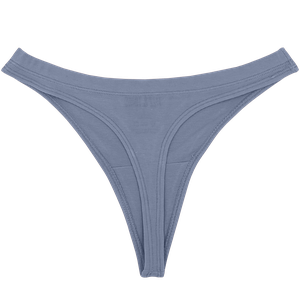 Foxy Grey Supima Cotton Tanga Panty from TIZZ & TONIC