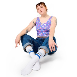 MOIN Unisex Recycled Tennis Socks from TIZZ & TONIC
