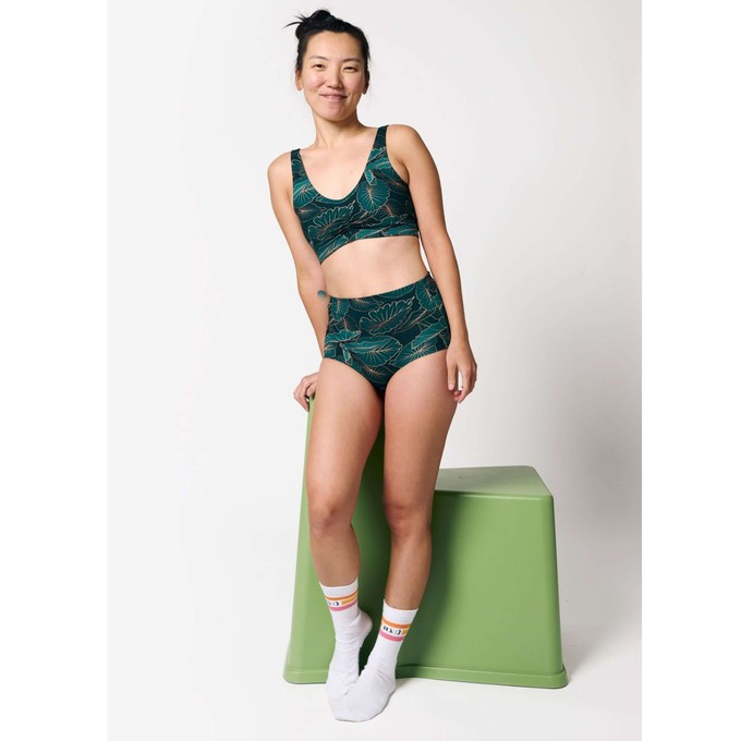 Jungle Everyday Soft Bra (Ruched) from TIZZ & TONIC