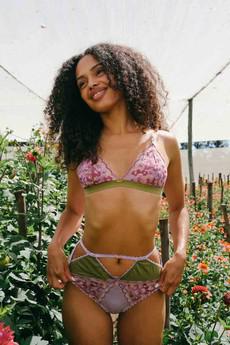 Cairo Triangle Bralette via Troo