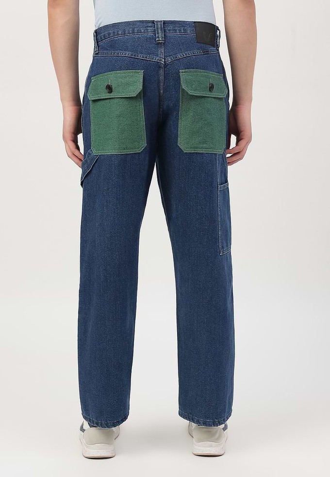 Re.Street Rebel | Dunkle Indigo-Jeans mit hohem Bund und geradem Bein from Un Denim