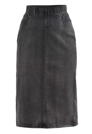 UnExcess Pledge | Schwarzer Maxi-Bleistiftrock from Un Denim