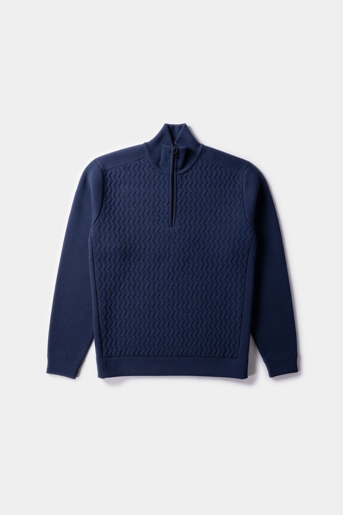 Merino d'Arles Padded Half Zip from UNBORN