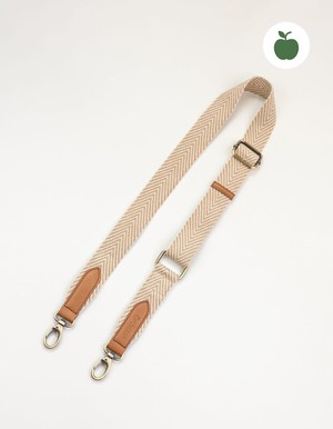 O My Bag Herringbone Webbing Strap from UP TO DO GOOD