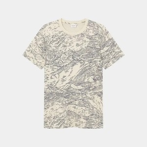 Dedicated T-shirt Mountain Horizon Oat White from UP TO DO GOOD