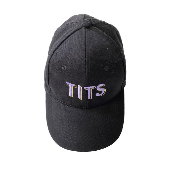 TITS Logo Black Cap Unisex from UP TO DO GOOD