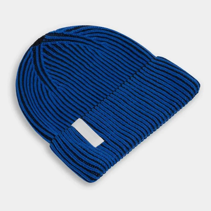 Dedicated Beanie Narvik Brioche Black/Blue from UP TO DO GOOD