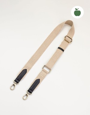 O My Bag Herringbone Webbing Strap from UP TO DO GOOD